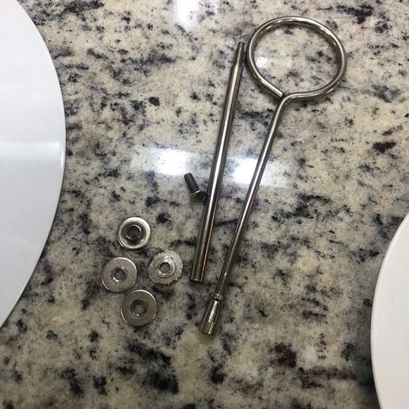 Vintage holly berries porcelain 2 tiered holiday tidbit server - Picture 8 of 10